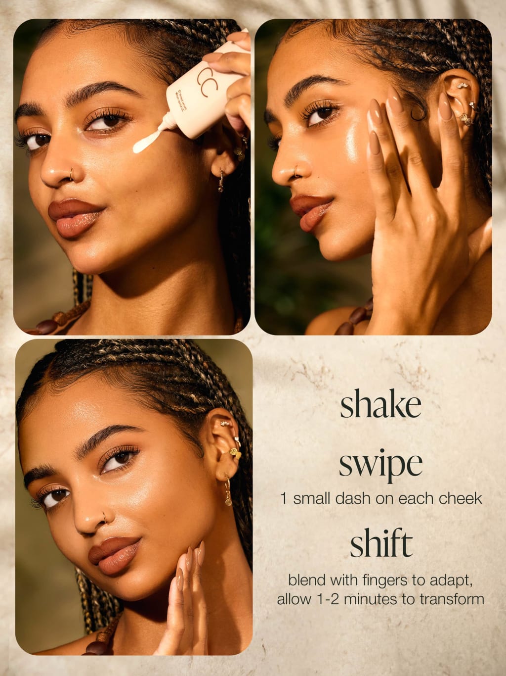 CC color-correcting tinted